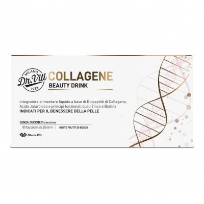 Collagene Beauty Drink dr Viti per il benessere di pelle e capelli 250ml prezzo promo