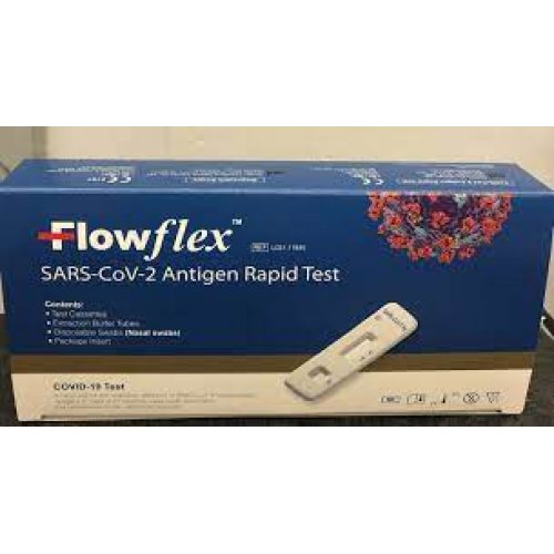 ACON FLOWFLEX SARS-COV-2 TEST RAPIDO ANTIGENICO AUTODIAGNOSI KIT COMPOSTO DA 5 TEST E TUBI ESTRAZIONE TAPPO SIGILLATO IN ALLUMINIO