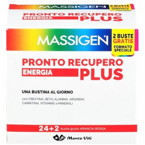 MASSIGEN PRONTO RECUPERO ENERGIA PLUS 24 BUSTINE + 2 BUSTINE