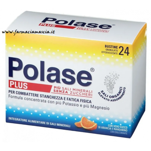 POLASE Plus integratore di sali minerali senza zucchero 24 Buste promo 2023