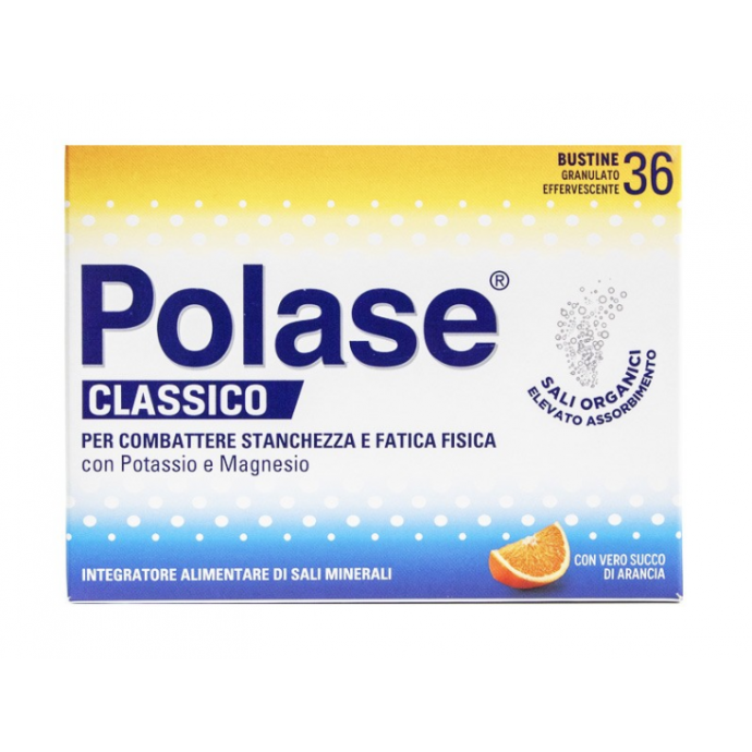 POLASE integratore di potassio e magnesio 36 Buste Arancia Promo 2023