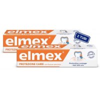 ELMEX PROTEZIONE CARIE per denti più sani 2 tubi da 75 ML prezzo promo