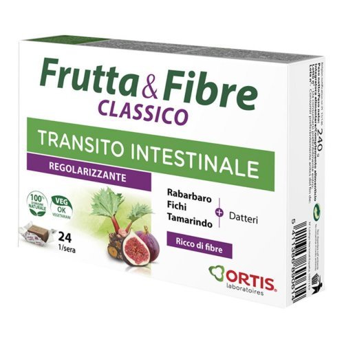 FRUTTA & FIBRE CLASSICO per un intestino regolare a prezzo promo Speciale bipacco 1+1 da 24 cubetti