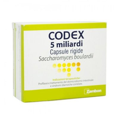 CODEX per problemi intestinali 12 capsule da 5 miliardi di fermenti vivi