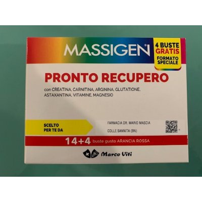 MASSIGEN Pronto Recupero Plus per stanchezza fisica e mentale 14 buste + 4 in omaggio prezzo promo 