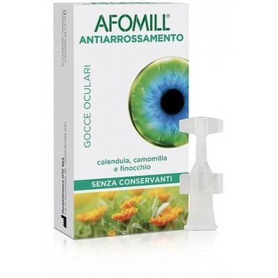 AFOMILL collirio Antiarrossamento naturale 10 fiale monodose
