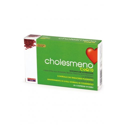CHOLES MENO CoQ10 rimedio che abbassa i livelli di colesterolo e trigliceridi 30 compresse