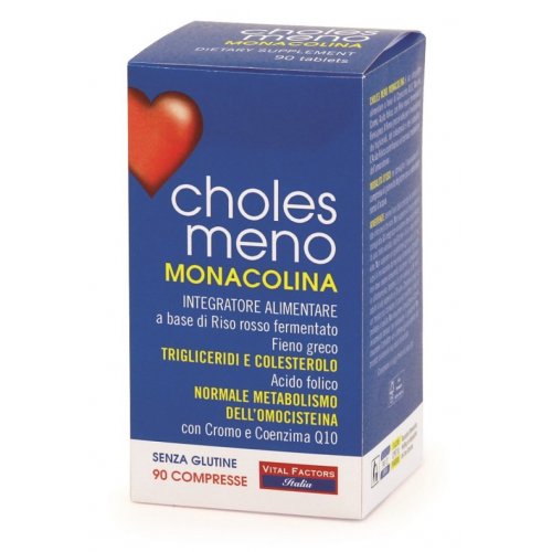 Choles Meno Monacolina rimedio per colesterolo e trigliceridi 90 compresse
