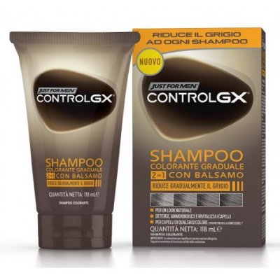 JUST For Men Control GX Shampoo colorante graduale 2 in 1 a prezzo speciale