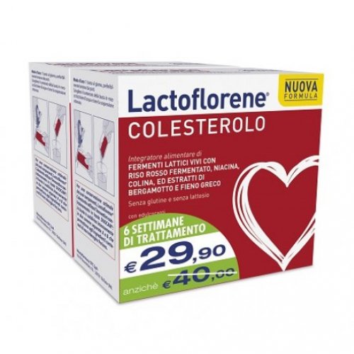 LACTOFLORENE COLESTEROLO rimedio per trigliceridi e colesterolo alto Pacco doppio