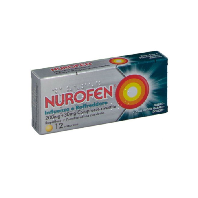 NUROFEN INFLUENZA E RAFFREDDORE 12 compresse rivestite 