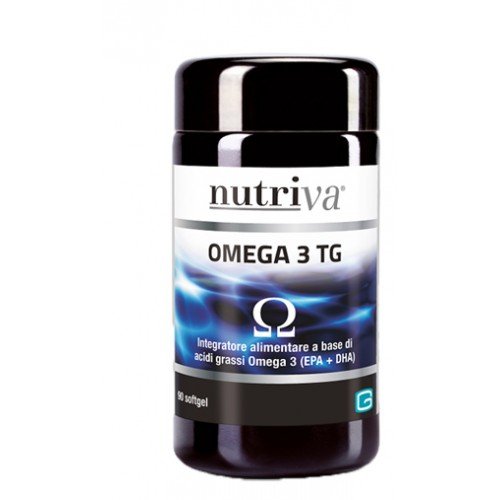 NUTRIVA Couvette OMEGA 3 TG per controllare trigliceridi e colesterolo 2 confezioni da 90 capsule