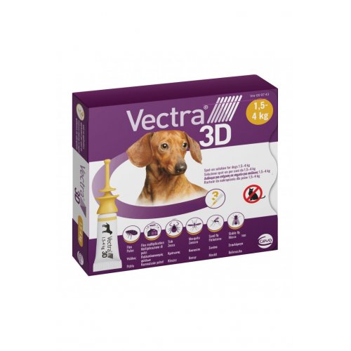 VECTRA 3D SPOTON 3 pipette 1,5-4KG giallo