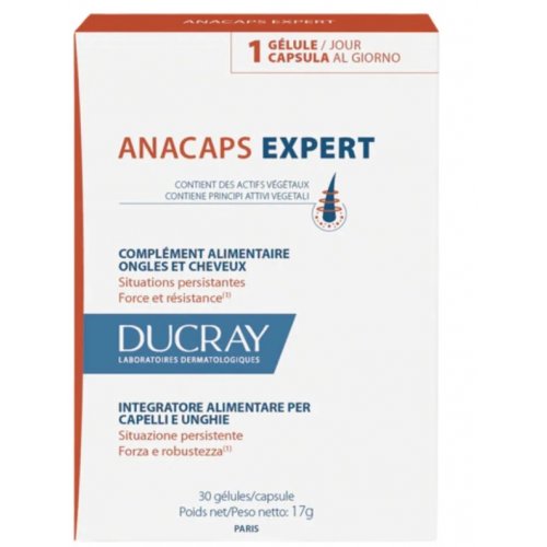 Anacaps Expert Ducray integratore per capelli e unghie 30 capsule con Prezzo Promo