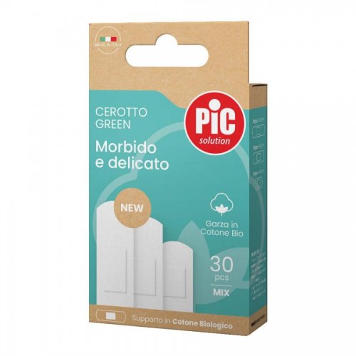 CEROTTO PIC GREEN con Aloe cotone bio misto 30 Pezzi