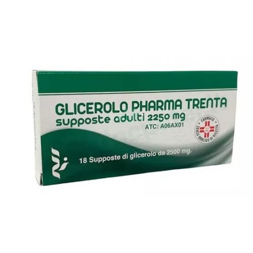 GLICEROLO PHARMA TRENTA rimedio lassative 18 supposte