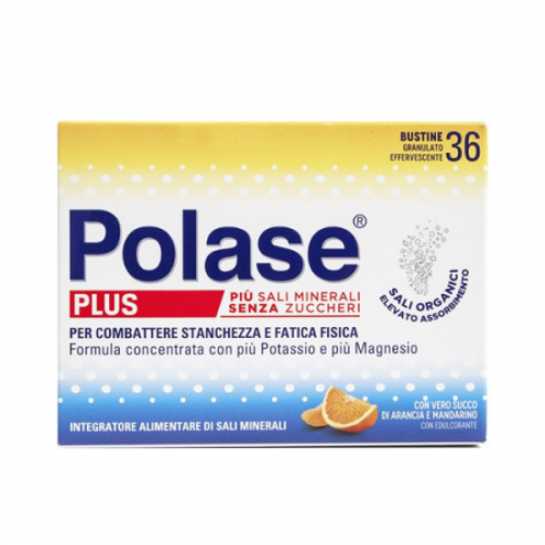 POLASE PLUS integratore di magnesio potassio vitamina C 36 buste promo 2024