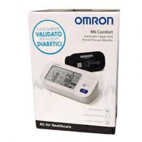 OMRON M6 COMFORT Misuratore automatico di pressione con rilevazione di fibrillazione validato su pazienti diabetici