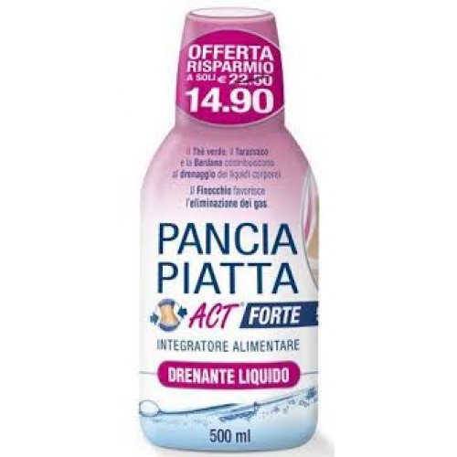 Pancia Piatta ACT Forte Integratore alimentare drenante 500ml con prezzo promo