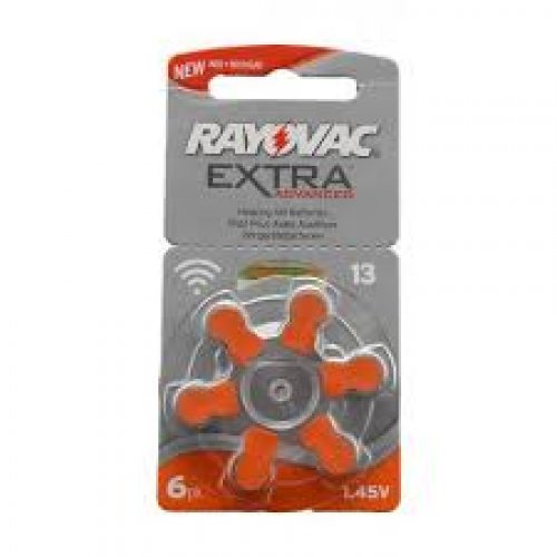 Rayovac Extra Batteria Per Amplificatore Acustico modello 13 da 6 Pezzi
