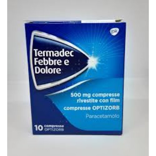 TERMADEC FEBBRE E DOLORE*10 cpr riv 500 mg optizorb