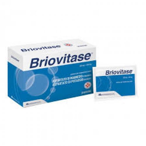 Briovitase orale per carenze di magnesio e potassio 20 bustine 450 mg + 450 mg prezzo promo