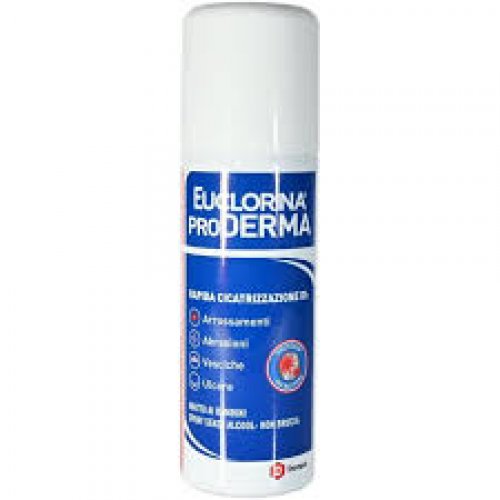 Euclorina ProDerma spray per ferite ulcere abrasioni ustioni 125ml con prezzo promo