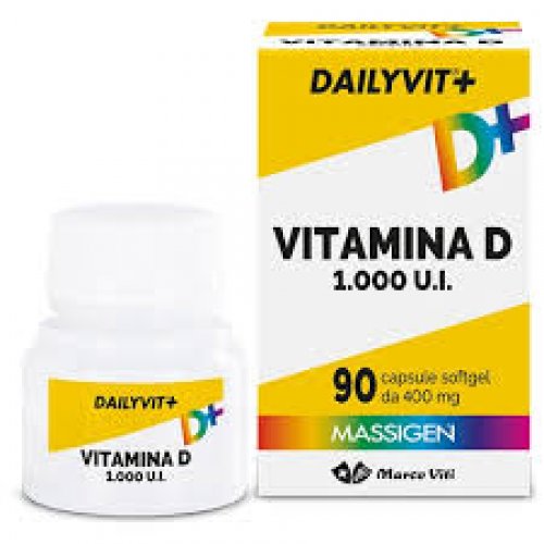 DAILYVIT vitamina D 1000 integratore per la salute delle ossa 90 capsule prezzo promo
