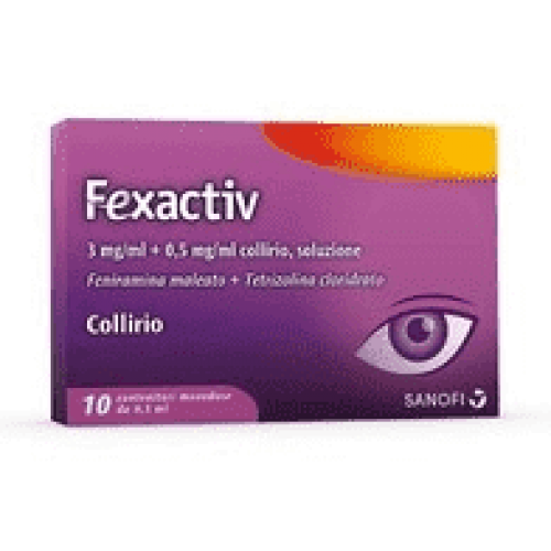 FEXACTIV collirio decongestionante antiallergico 10 monodose 0,5ml