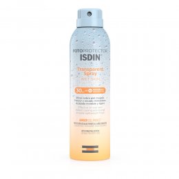 Fotoprotector ISDIN Trasparent Spray Wet Skin SPF30 solare corpo 250ml 2023