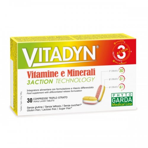 VITADYN Vitamine e minerali integratore per tutta la famiglia 30 compresse