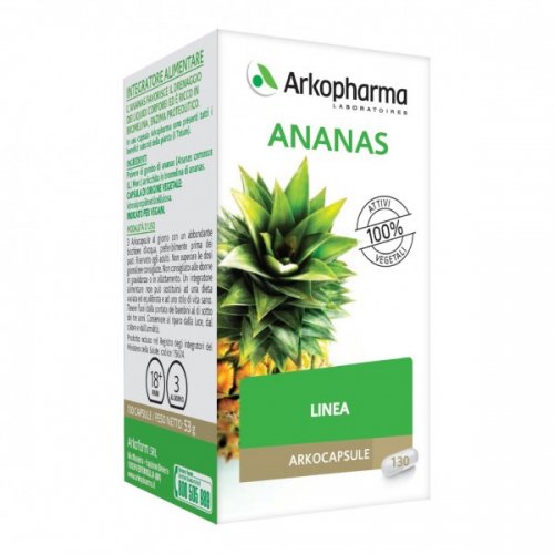 Arkopharma Ananas rimedio indicato per il drenaggio dei liquidi 130 capsule a Prezzo Promo