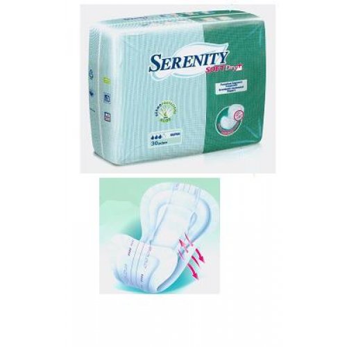 Serenity Soft Dry Sensitive Pannolone mutandina con aloe Super taglia L 30 pezzi