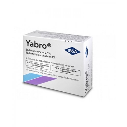 Yabro Acido Ialuronico 0,3% Soluzione per nebulizzatore 10 Fiale **
