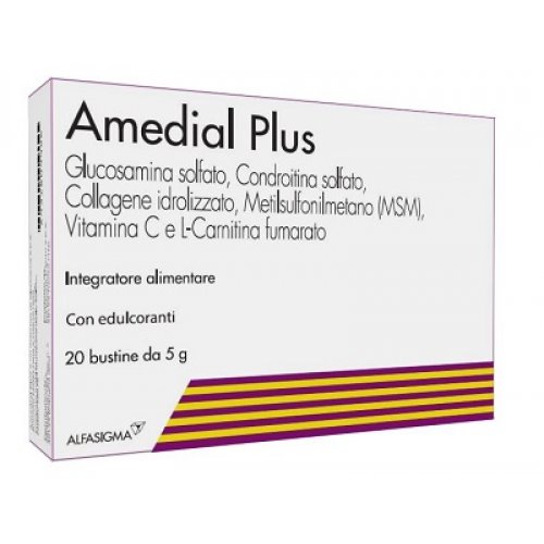 Amedial Plus Integratore per ossa e cartilagini 20 bustine