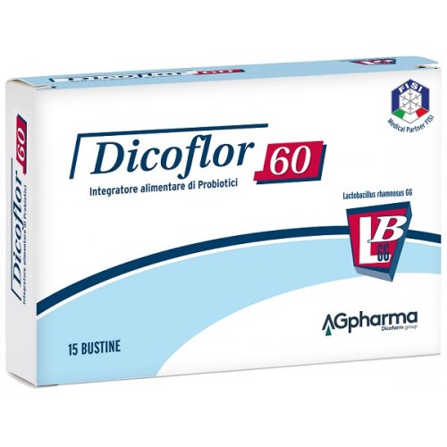Dicoflor 60 integratore per la flora intestinale 15 bustine