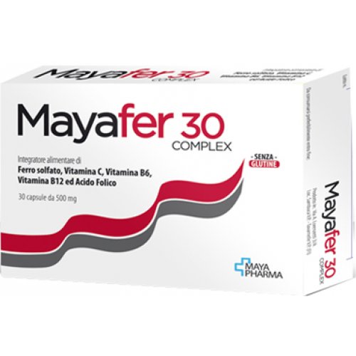 Mayafer 30 Complex integratore con ferro e acido folico 30 capsule