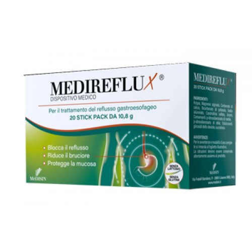 Medireflux dispositivo medico per il reflusso gastrico 20 Stick **