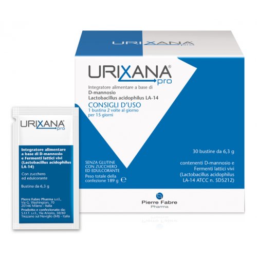 Urixana Pro Integratore per le vie urinarie 30 bustine