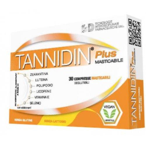 TANNIDIN PLUS integratore antiossidante 30 compresse masticabili