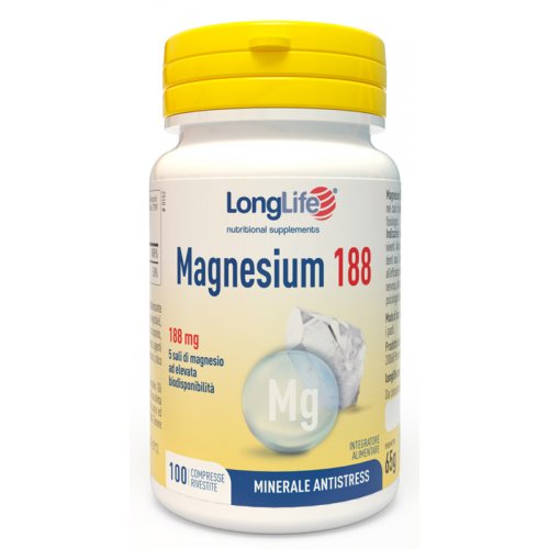 MAGNESIUM 100CPR 188MG LONG LIFE