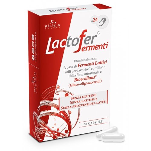 LACTOFER integratore di fermenti lattici liofilizzati 24 capsule a prezzo speciale