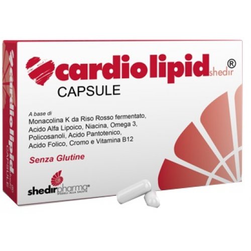 CARDIOLIPIDSHEDIR integratore per il colesterolo e trigliceridi 30 capsule
