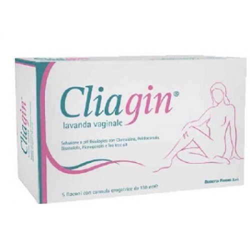 CLIAGIN Lavanda vaginale igienizzante intima150ml 5 pezzi