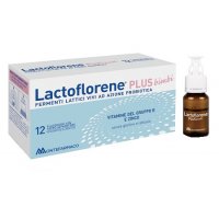 Lactoflorene Plus Bimbi fermenti lattici tipizzati con vitamine 12 flaconi con prezzo promo