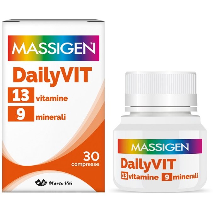 DAILYVIT+integratore multivitaminico multiminerale 30 compresse
