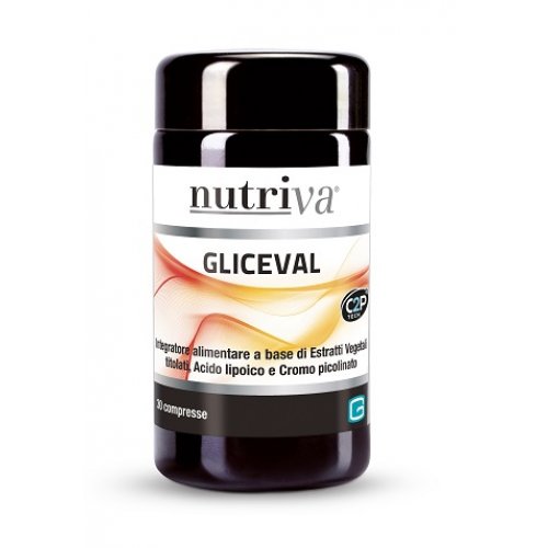 NUTRIVA GLICEVAL riduce gli sbalzi glicemici migliorando il diabete 30 compresse a PREZZO SPECIALE