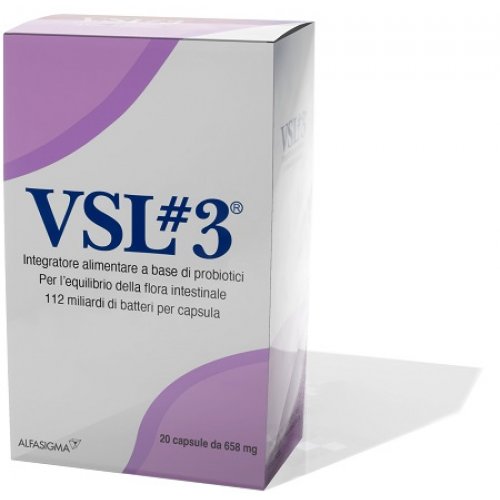 VSL3 Integratore alimentare probiotico 20 capsule concentrate