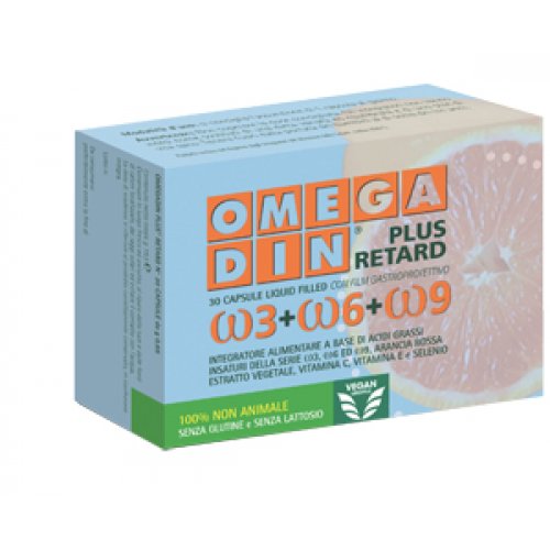 OMEGADIN PLUS RETARD integratore vegano di omega e vitamine 30 capsule