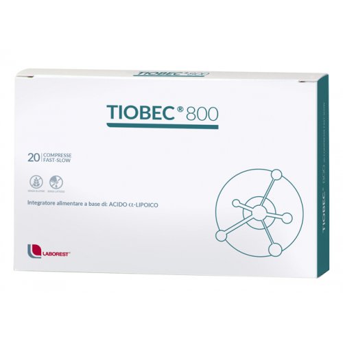 TIOBEC 800 FAST-SLOW integratore antiossidante 20 compresse